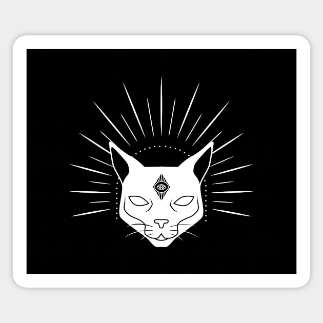 Cat Sticker by ya studio